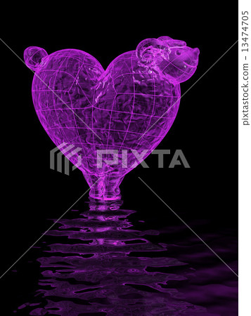 Digital sheep heart type (purple) Digital sheep heart type (purple) 13474705