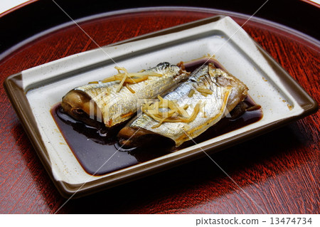 Boiled saury Boiled saury 13474734