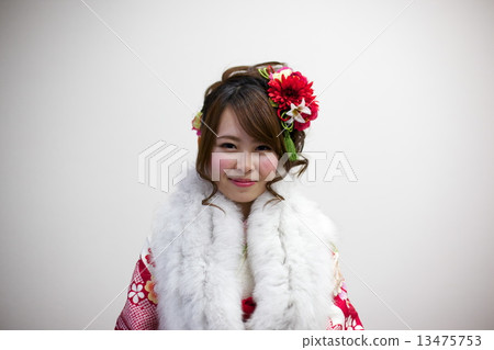 A woman in kimono shape 13475753