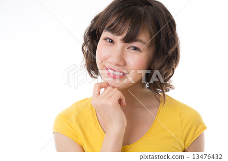Yellow T-shirt women 13476432