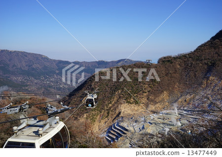 1月風景·箱根06大涌谷和貢多拉 13477449