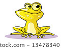 cute frog cartoon 13478340