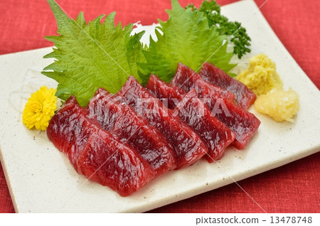 鯨魚生魚片（貂鯨）。 13478748
