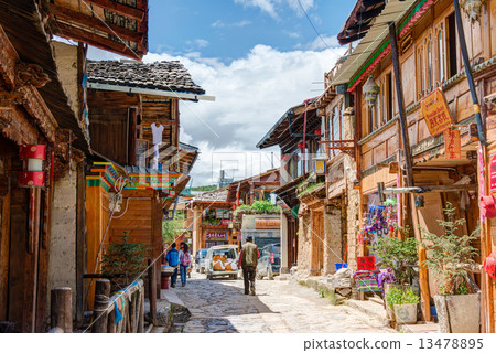 中國香格里拉，雲南省，Daimo Katsudo老城堡 13478895