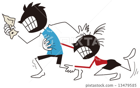 一對夫婦留著小錢 13479585