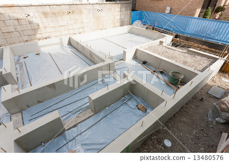 Construction of foundation construction student housing for housing Construction of foundation construction student housing for housing 13480576