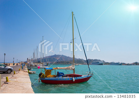 Zakynthos, Greece, sea port Zakynthos, Greece, sea port 13481035
