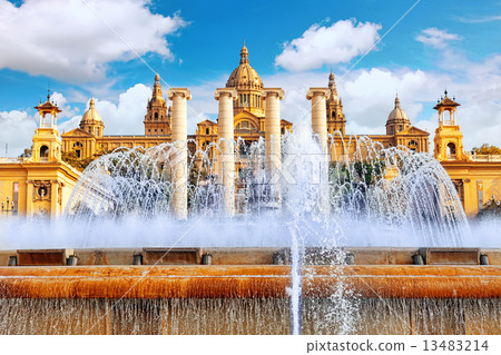 National Museum in Barcelona,Placa De Espanya,Spain. National Museum in Barcelona,Placa De Espanya,Spain. 13483214