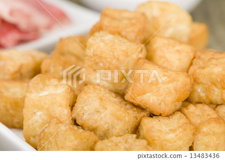 Tofu Puffs - Deep fried tofu.  13483436