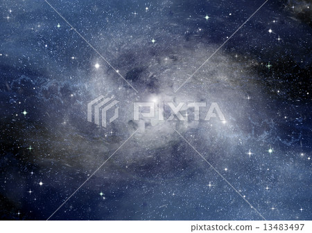 galaxy in a free space 13483497