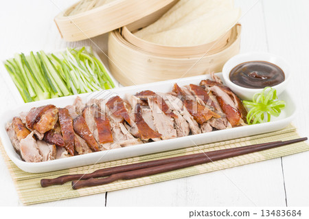Peking Duck - Chinese duck with hoisin, cucumber & spring onion 13483684
