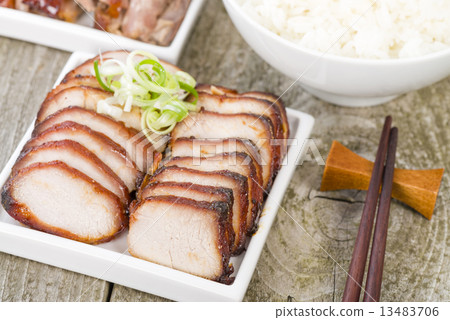Char Siu Pork - Chinese roasted pork loin. Char Siu Pork - Chinese roasted pork loin. 13483706