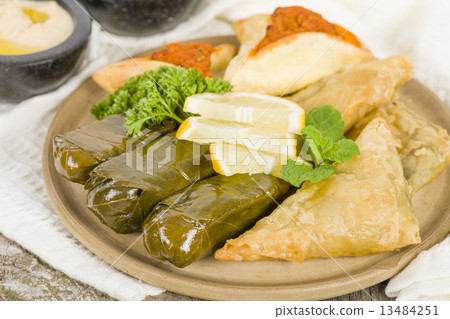 Arab Snacks - Sarma, borek and fatayer.  13484251