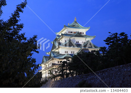 名古屋城堡夜景 13484403