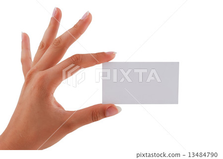 blank business card blank business card 13484790