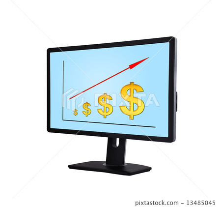 monitor with chart monitor with chart 13485045