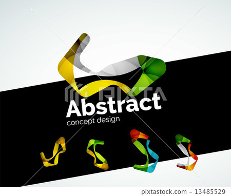 Abstract shape logo design 13485529