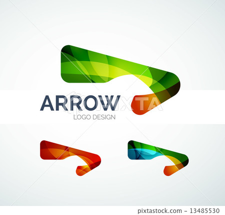 Abstract arrow logo design 13485530