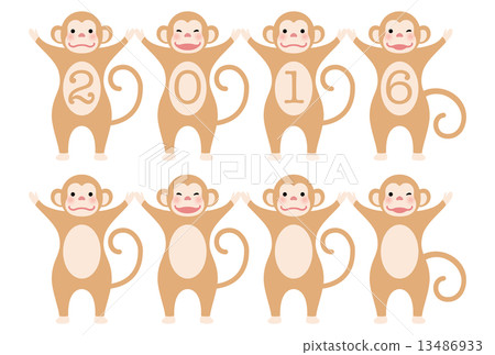 猴子玩banzai 13486933