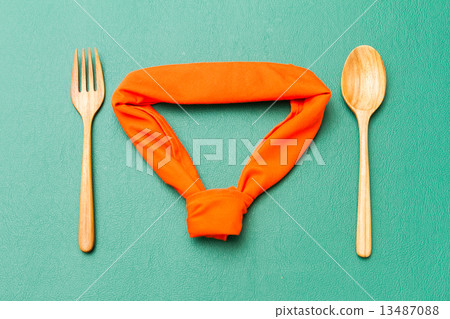 Chef Tie and Wooden Spoon Chef Tie and Wooden Spoon 13487088