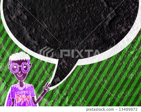 People thinking people talking and Speech Bubble on Cement wall People thinking people talking and Speech Bubble on Cement wall 13489872