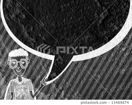 People thinking people talking and Speech Bubble on Cement wall People thinking people talking and Speech Bubble on Cement wall 13489874