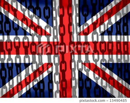 National flag of UK , the United Kingdom of Great Britain and No National flag of UK , the United Kingdom of Great Britain and No 13490485