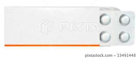 Blister pills in a box 13491448