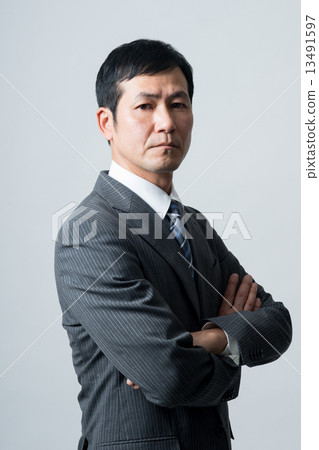 Middle businessman Middle businessman 13491597