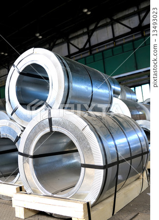 packed rolls of steel sheet 13493023