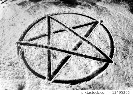 Pentagram closeup photo 13495265