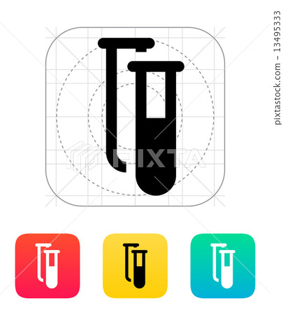 Test tubes icon. Vector illustration. 13495333