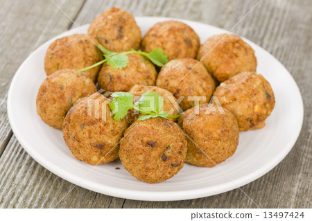 Falafel - Middle Eastern chickpea and fava beans fried balls  Falafel - Middle Eastern chickpea and fava beans fried balls  13497424