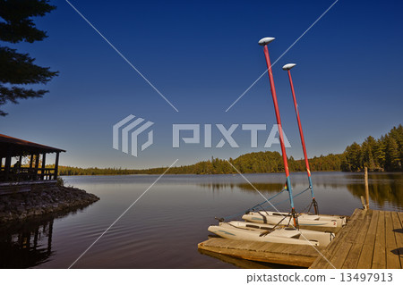 Sailing Boats at a jetty Sailing Boats at a jetty 13497913