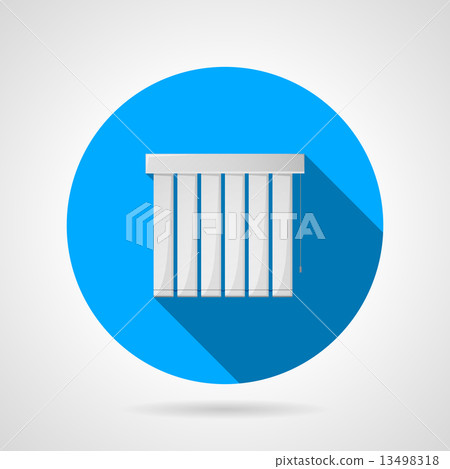 Vertical louvers flat vector icon Vertical louvers flat vector icon 13498318