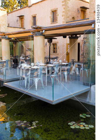 open air restaurant somewhere in Greece open air restaurant somewhere in Greece 13498439