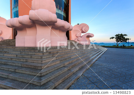 Part of Tower Lotus in Nha Trang Vietnam 13498823