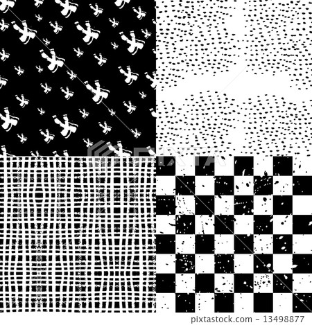 Hipster seamless pattern - Stock Illustration [13498877] - PIXTA