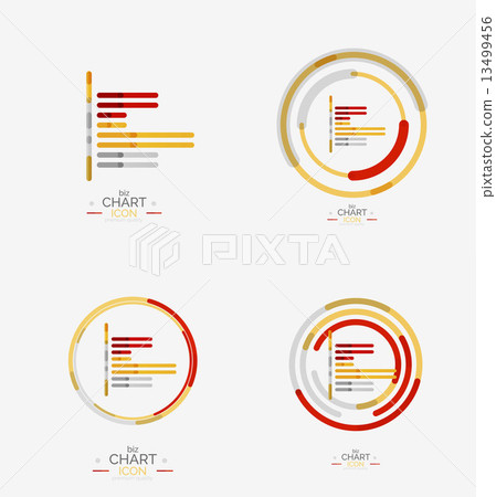 Line graph, chart icon Line graph, chart icon 13499456