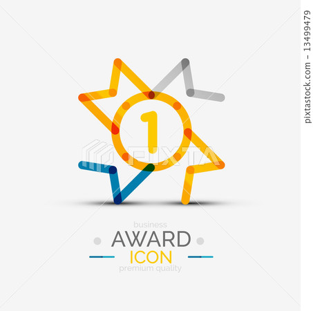 Award icon, logo. 13499479