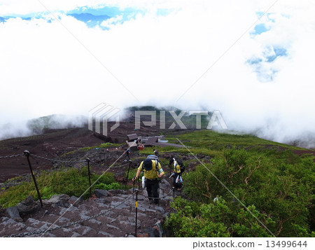 "Mt. Fuji" Yoshida route near the sixth joint 13499644