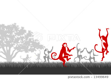 Monkey and prairie 13499649