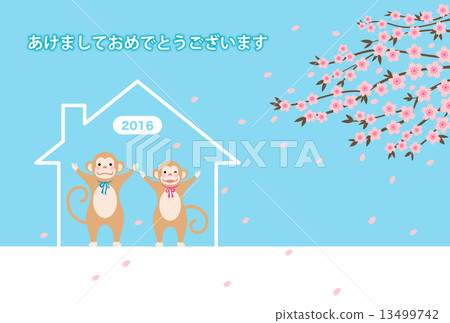 幾隻猴子和家庭掌聲 13499742