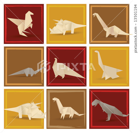 Origami dinosaurs Origami dinosaurs 13501194