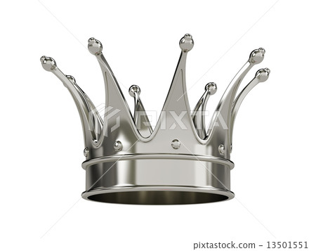 Royal gold crown isolated 13501551
