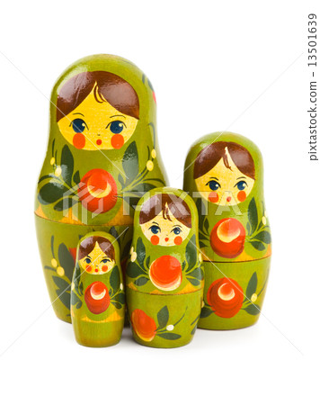 Russian retro toy matrioska 13501639