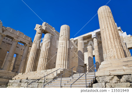 Entrance to Acropolis at Athens, Greece 13501949