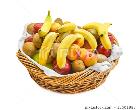 Basket with fruits 13501983