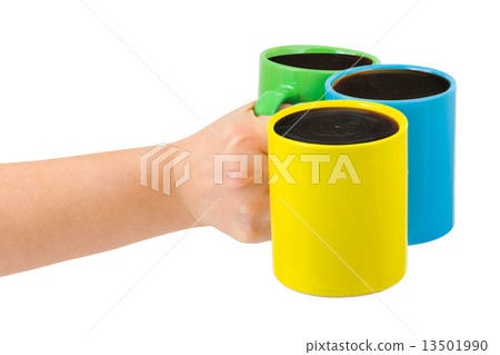 Hand with cups Hand with cups 13501990