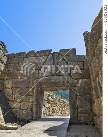 Lion Gate at Mycenae, Greece 13502022